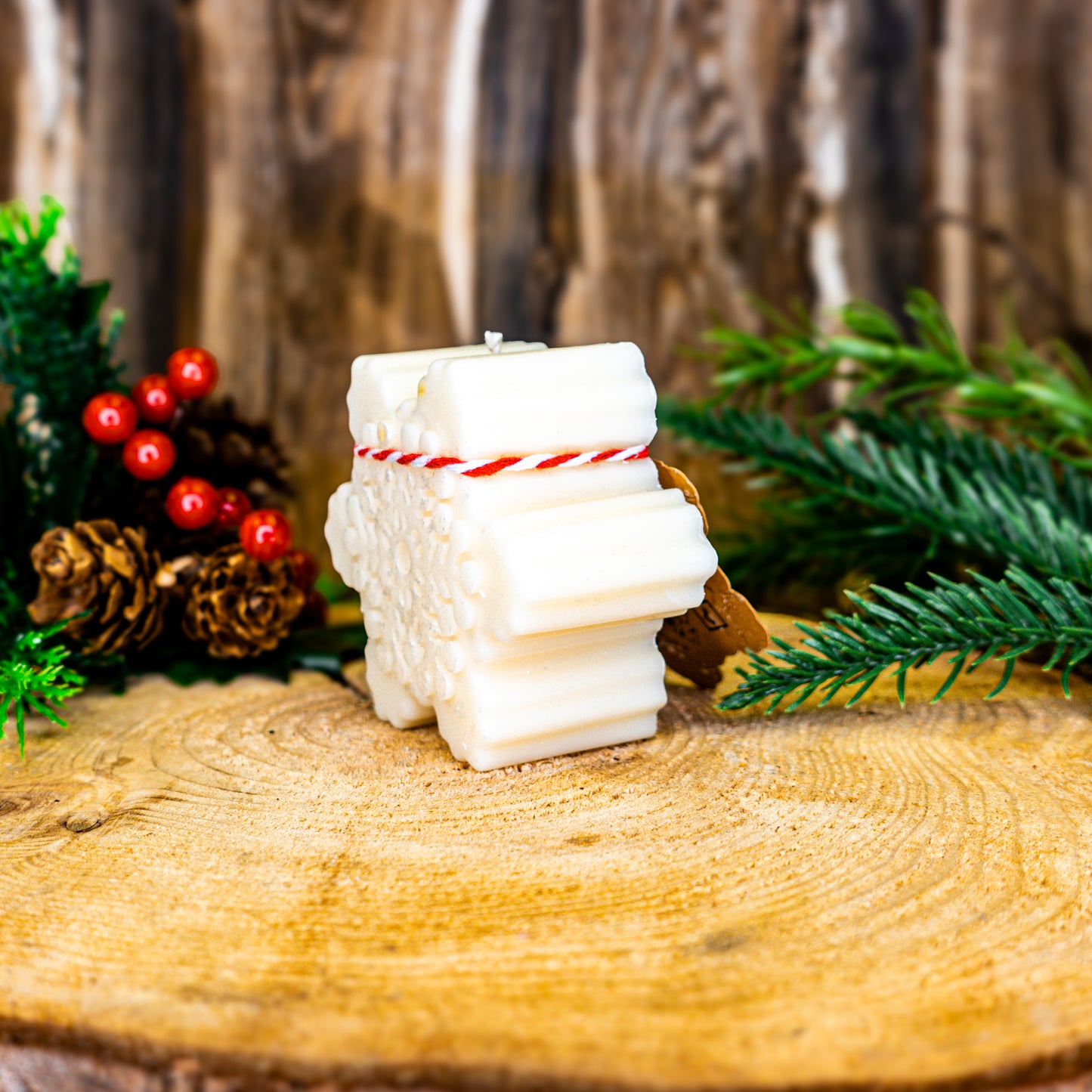 Snowflake Candle